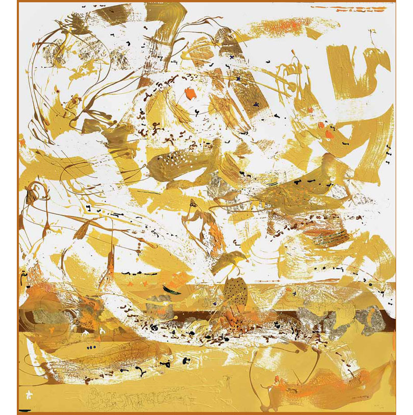 Jatra XI
Acrylic on Canvas
72 x 68 inches
2008